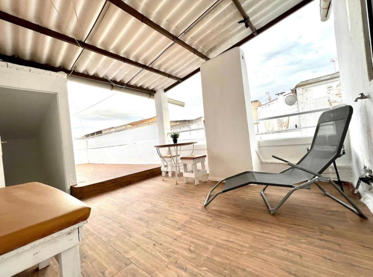 Apartamento Deluxe Terraza Y Bbq Santa Amalia 外观 照片